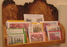 Bespoke timber card display handcrafted by my father